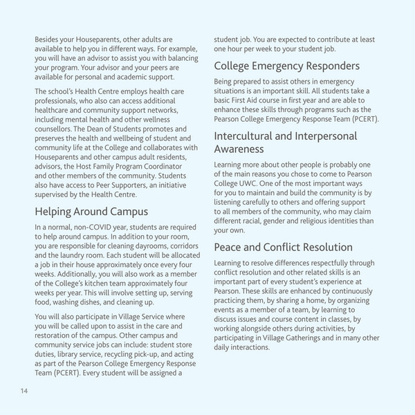 Pearson College UWC - Student Handbook 2021-2022 - Page 14-15 - Created ...