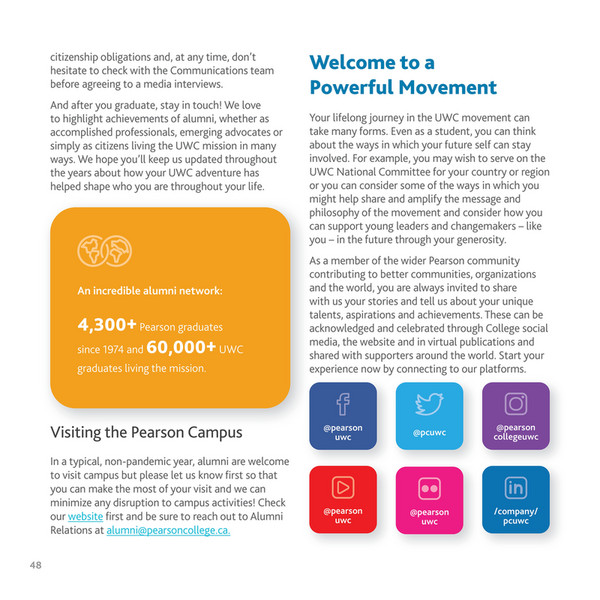 Pearson College UWC - Student Handbook 2022-23 - Page 48-49 - Created ...