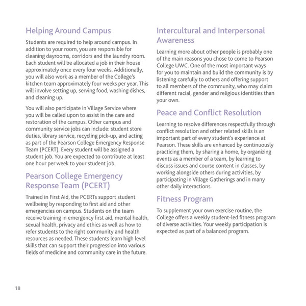 Pearson College UWC - Student Handbook 2023 - Page 18-19 - Created With ...