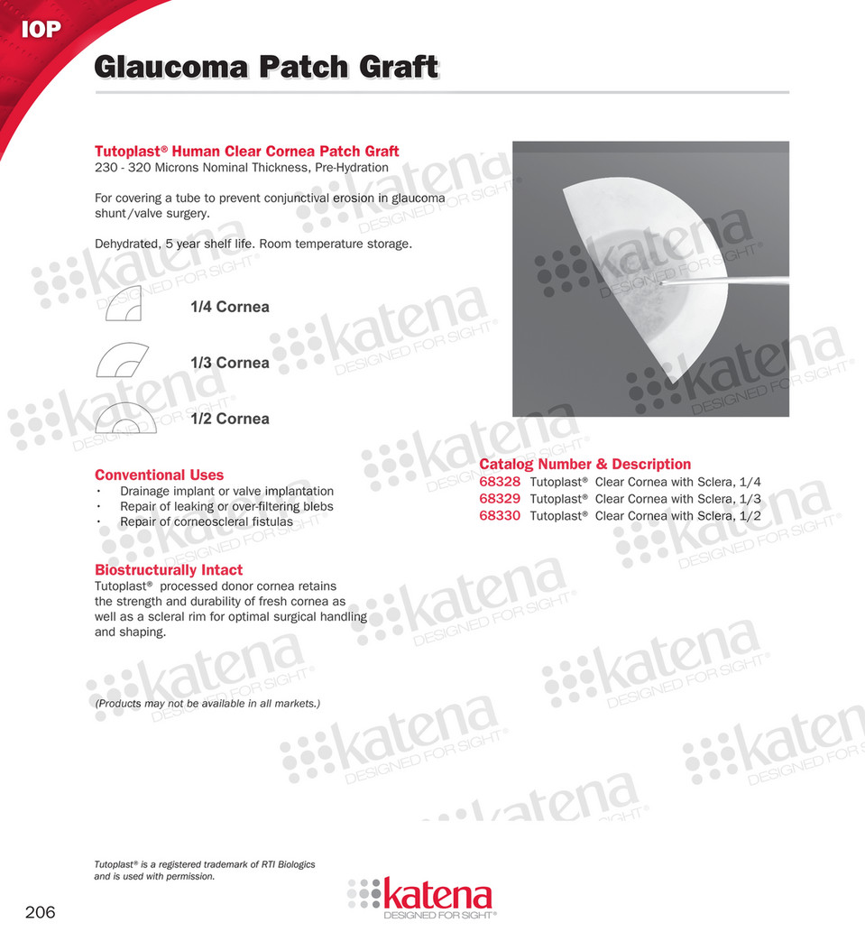 Tutoplast Sclera Baerveldt 350 With 3 0 Prolene Ripcord To Minimize