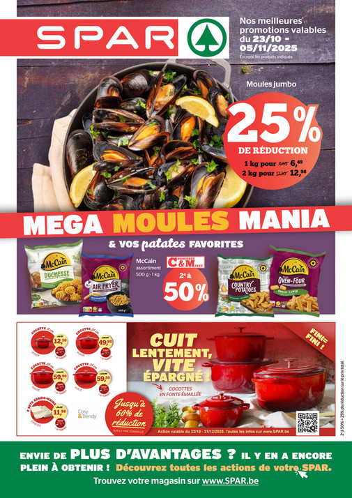 Moules jumbo (1 kg)