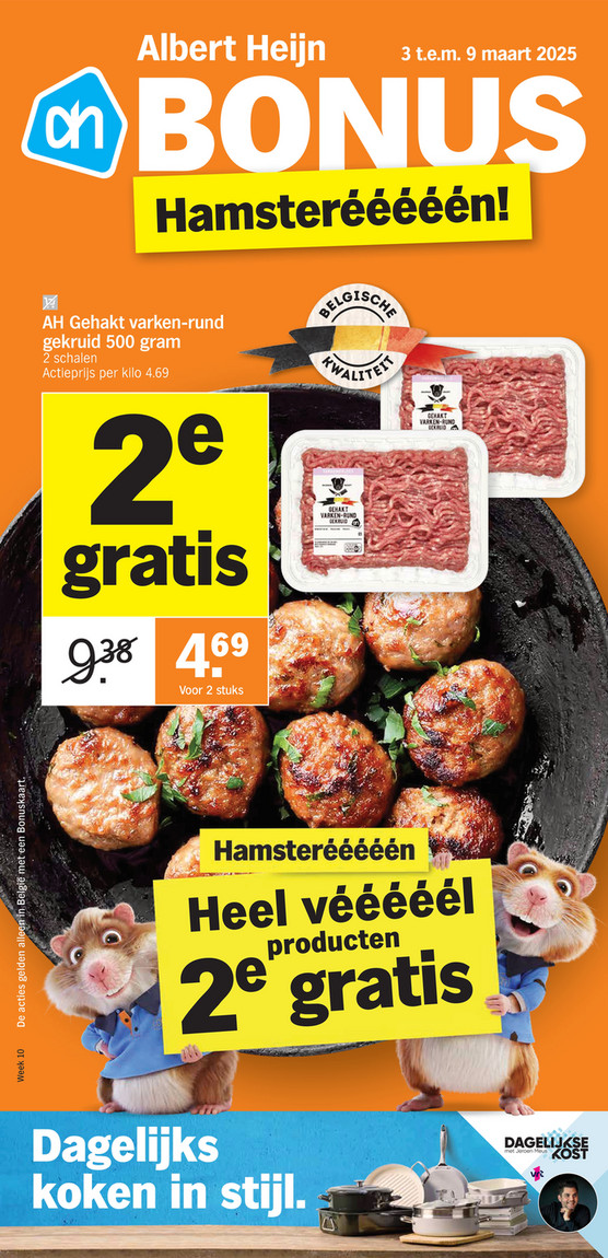 Folder Albert Heijn van 01/03/2025 tot 09/03/2025 - Bonus-week-10-2025