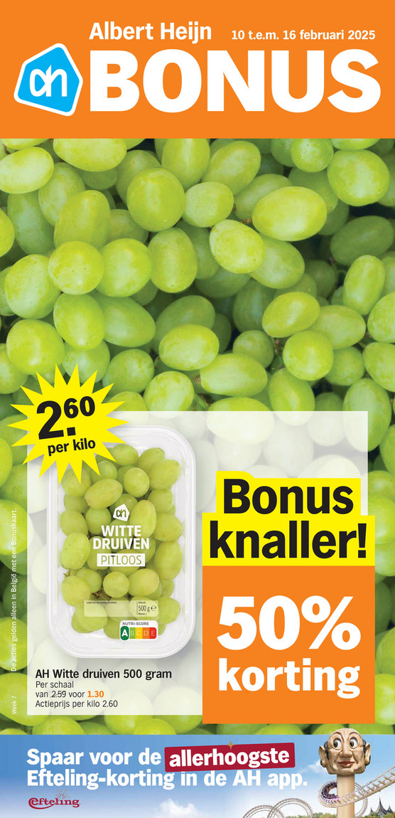 Folder Albert Heijn van 08/02/2025 tot 16/02/2025 - Bonus-week-7-2025