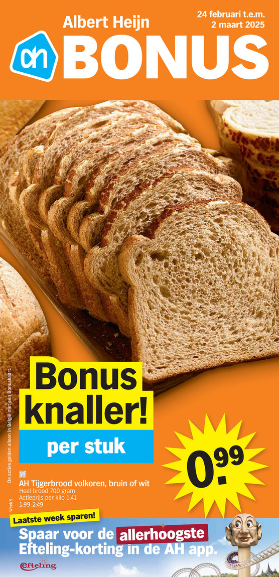 Folder Albert Heijn van 22/02/2025 tot 02/03/2025 - Bonus-week-9-2025