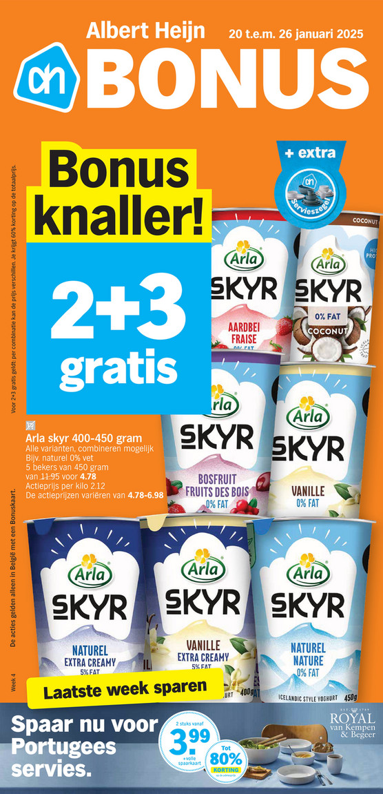 Folder Albert Heijn van 20/01/2025 tot 26/01/2025 - Bonus_BE_wk04_v9