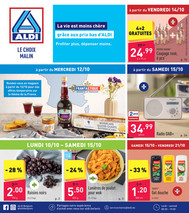 Folder Aldi du 12/10/2022 au 21/10/2022 - Promotions de la semaine 41