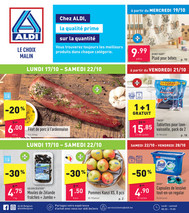 Folder Aldi du 17/10/2022 au 28/10/2022 - Promotions de la semaine 42