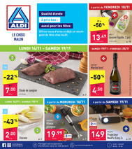 Folder Aldi du 14/11/2022 au 21/11/2022 - Promotions de la semaine 46