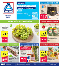 Folder Aldi du 14/08/2023 au 25/08/2023 - Promotion de la semaine 33