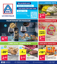 Folder Aldi du 23/10/2023 au 03/11/2023 - Promotion de la semaine 43