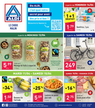 Folder Aldi du 11/04/2023 au 21/04/2023 - Promotions de la semaine 15