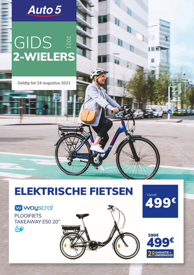 Auto5 folder van 10/03/2021 tot 24/08/2021 - Promoties fiets