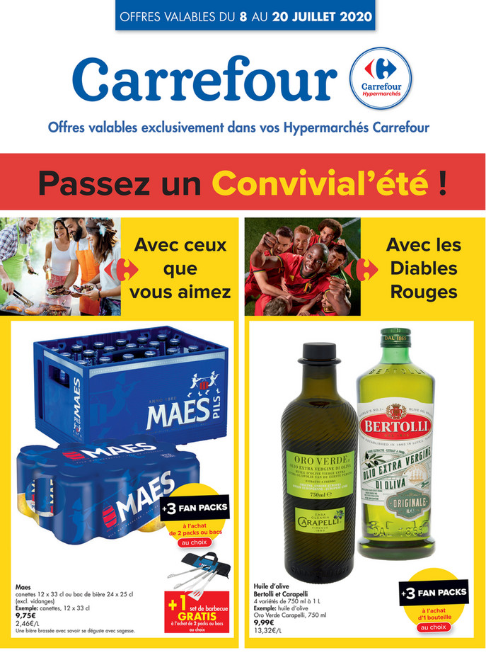 Folder Carrefour du 08/07/2020 au 20/07/2020 - Promotions de la semaine 28a
