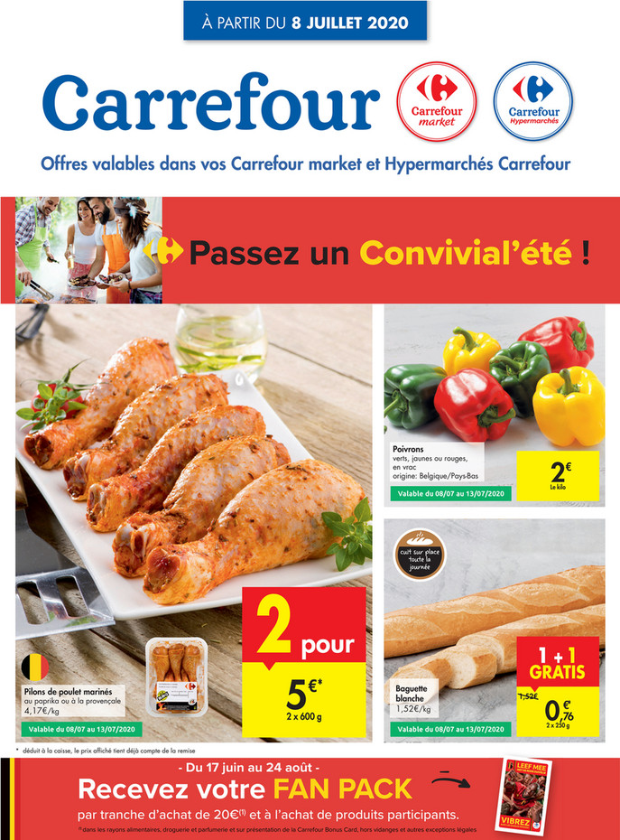 Folder Carrefour du 08/07/2020 au 13/07/2020 - Promotions de la semaine 28