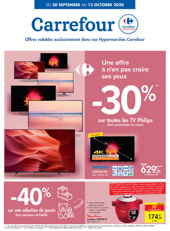 Folder Carrefour du 30/09/2020 au 12/10/2020 - Promotions de la semaine 40a