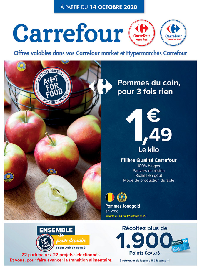 Folder Carrefour du 14/10/2020 au 19/10/2020 - Promotions de la semaine 42