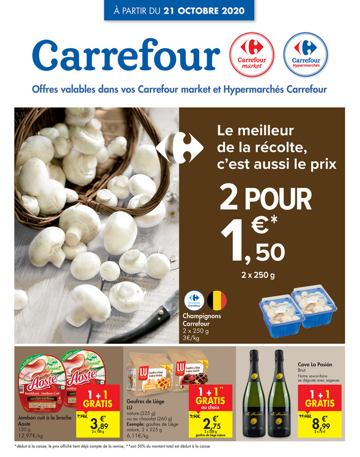 Folder Carrefour du 21/10/2020 au 26/10/2020 - Promotions de la semaine 43