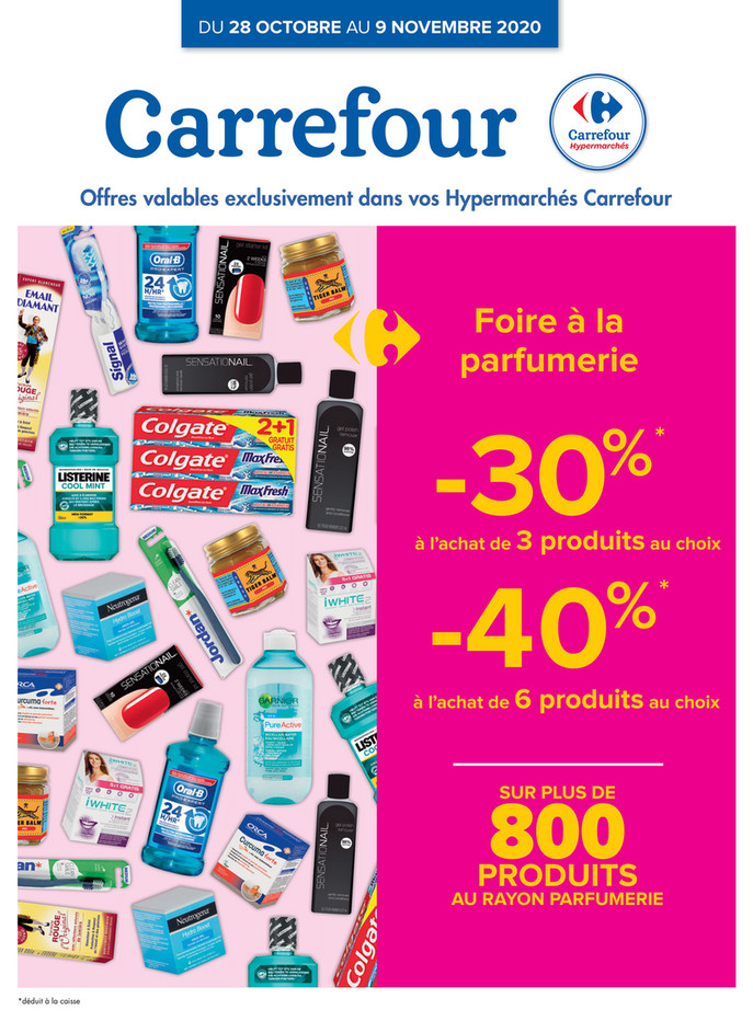 Folder Carrefour du 28/10/2020 au 09/11/2020 - Promotions de la semaine 44