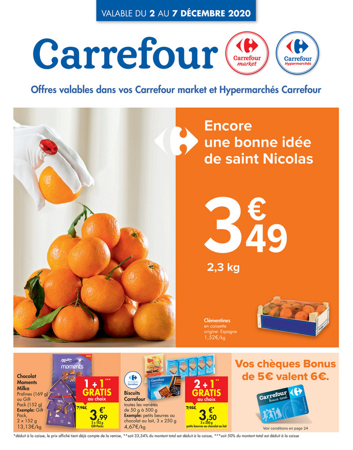 Folder Carrefour du 02/12/2020 au 07/12/2020 - Promotions de la semaine 49