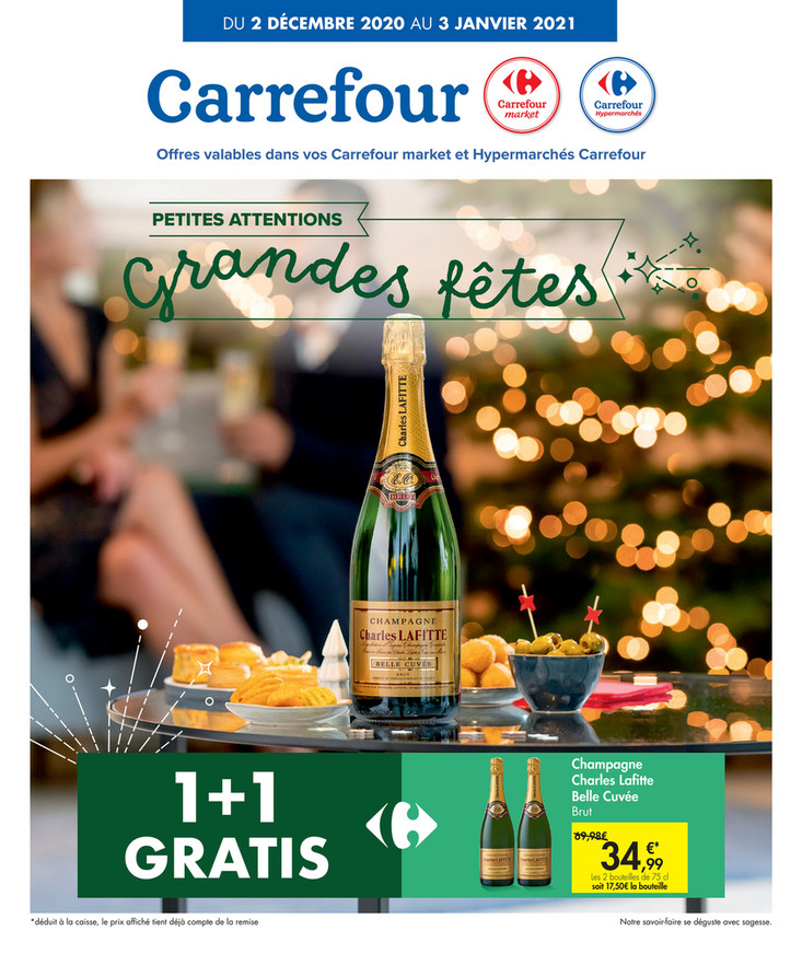 Folder Carrefour du 02/12/2020 au 03/01/2021 - Promotions de la semaine 49 fête