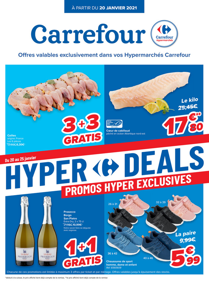 Folder Carrefour du 20/01/2021 au 25/01/2021 - Promotions de la semaine 3