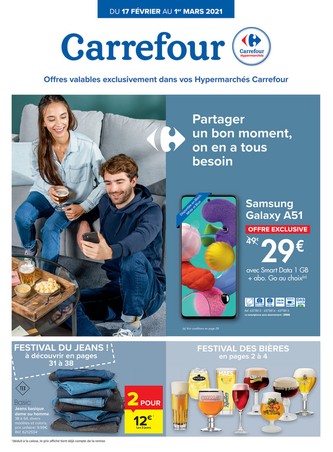 Folder Carrefour du 17/02/2021 au 01/03/2021 - Promotions de la semaine 7