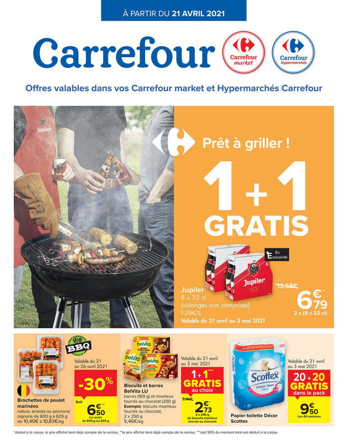 Folder Carrefour du 21/04/2021 au 26/04/2021 - Promotions de la semaine 16 