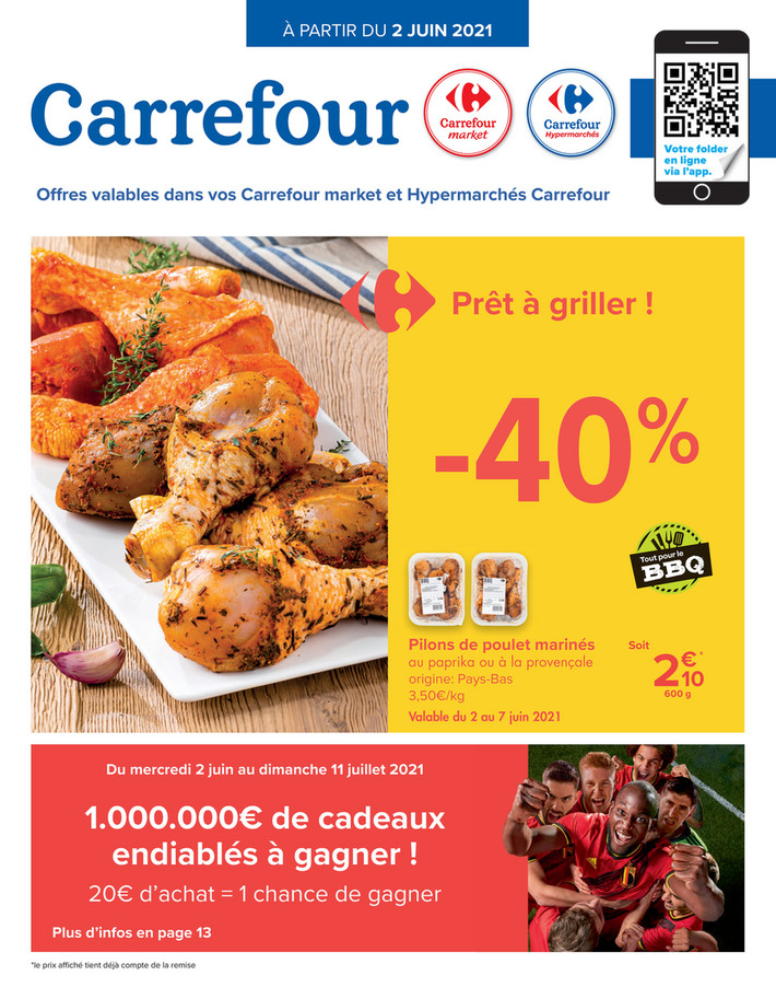 Folder Carrefour du 02/06/2021 au 07/06/2021 - Promotions de la semaine 22 