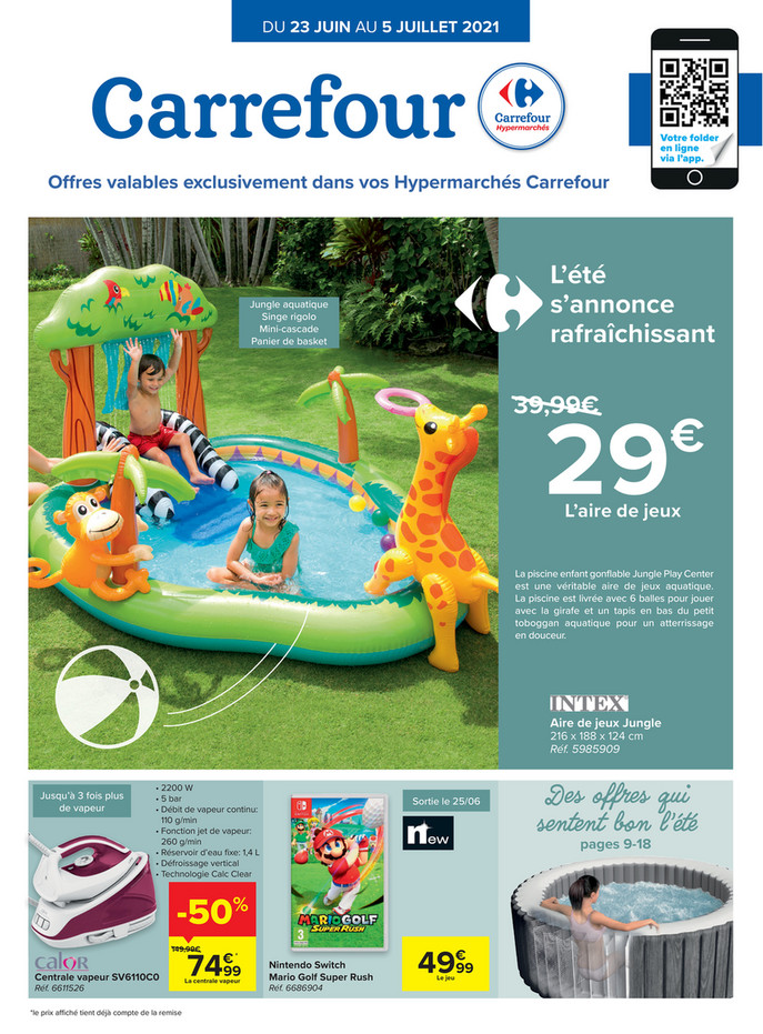 Folder Carrefour du 23/06/2021 au 05/07/2021 - Promotions de la semaine 25