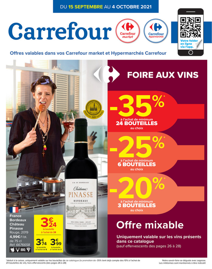 Folder Carrefour du 15/09/2021 au 04/10/2021 - Promotions de la semaine 36