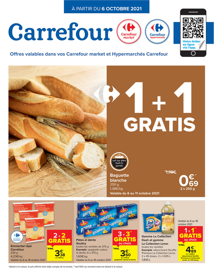 Folder Carrefour du 06/10/2021 au 18/10/2021 - Promotions de la semaine 40