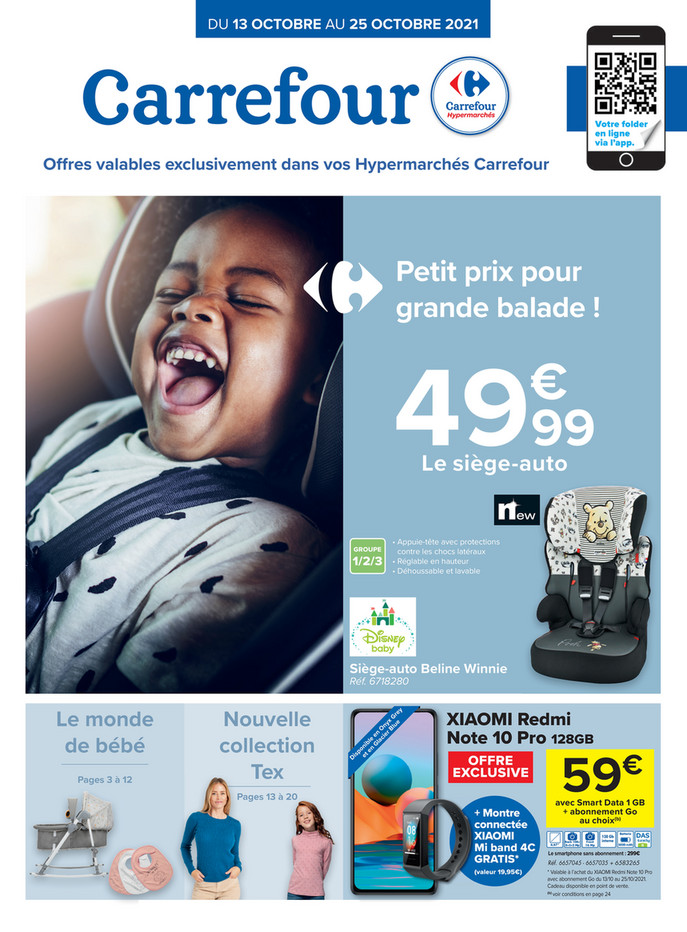 Folder Carrefour du 14/10/2021 au 25/10/2021 - Promotions de la semaine 41