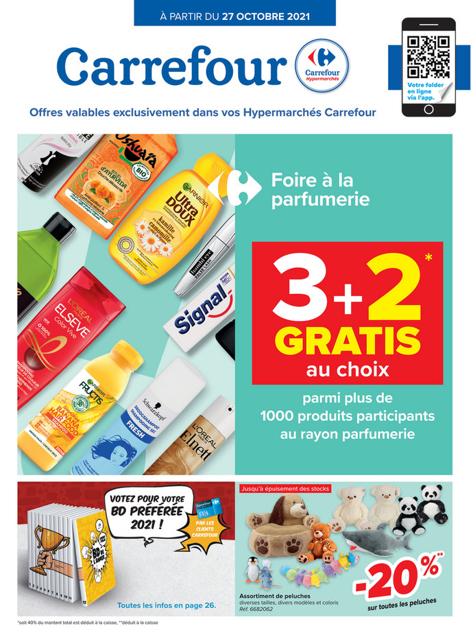 Folder Carrefour du 27/10/2021 au 08/11/2021 - Promotions de la semaine 43