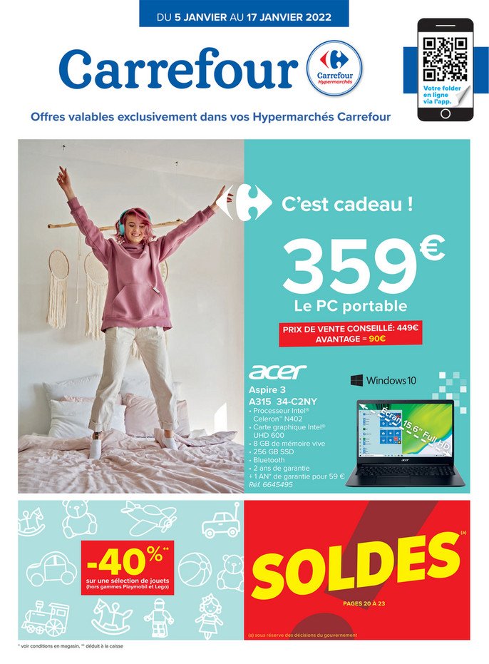 Folder Carrefour du 05/01/2022 au 17/01/2022 - Promotions de la semaine 1
