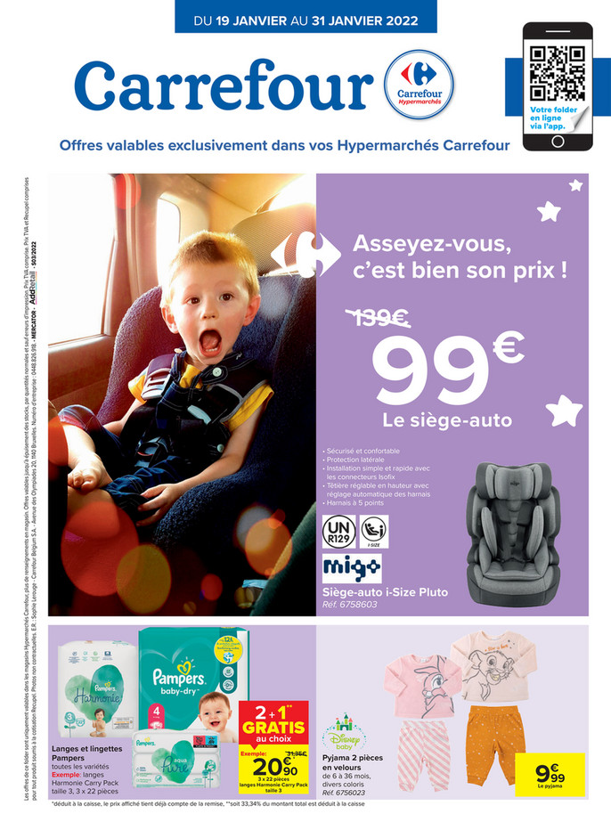 Folder Carrefour du 19/01/2022 au 31/01/2022 - Promotions de la semaine 3 beche