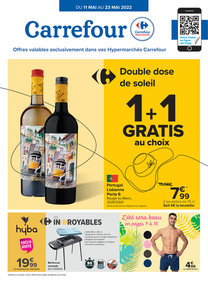 Folder Carrefour du 11/05/2022 au 23/05/2022 - Promotions de la semaine 19