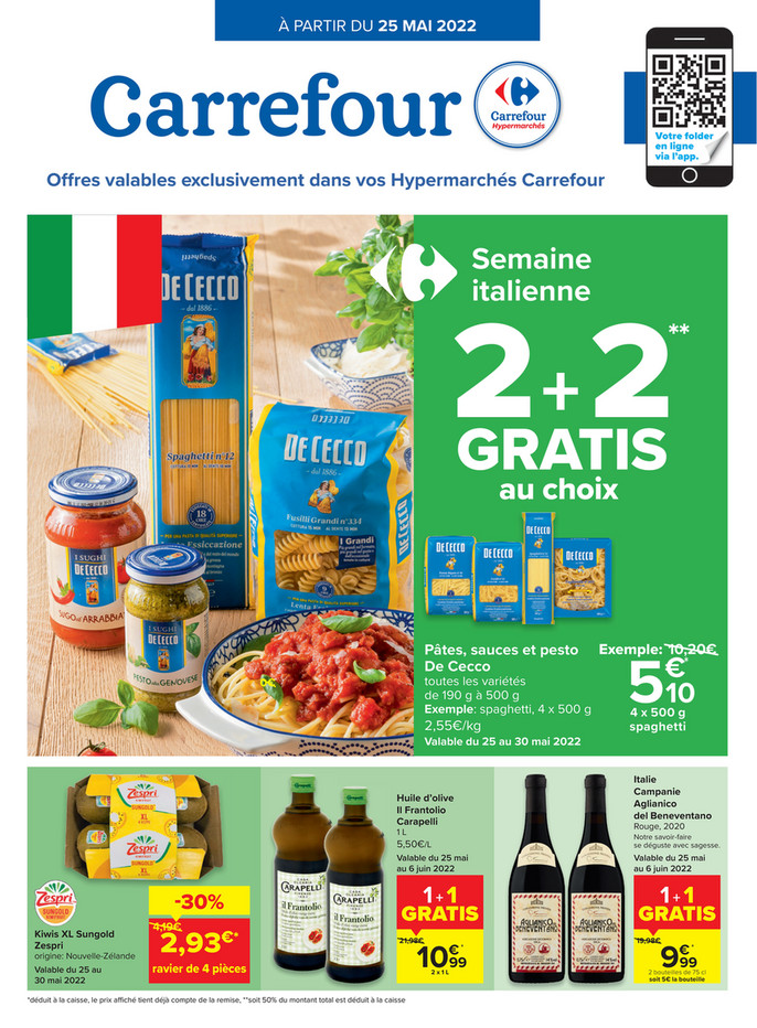 Folder Carrefour du 23/05/2022 au 03/06/2022 - Promotions de la semaine 21