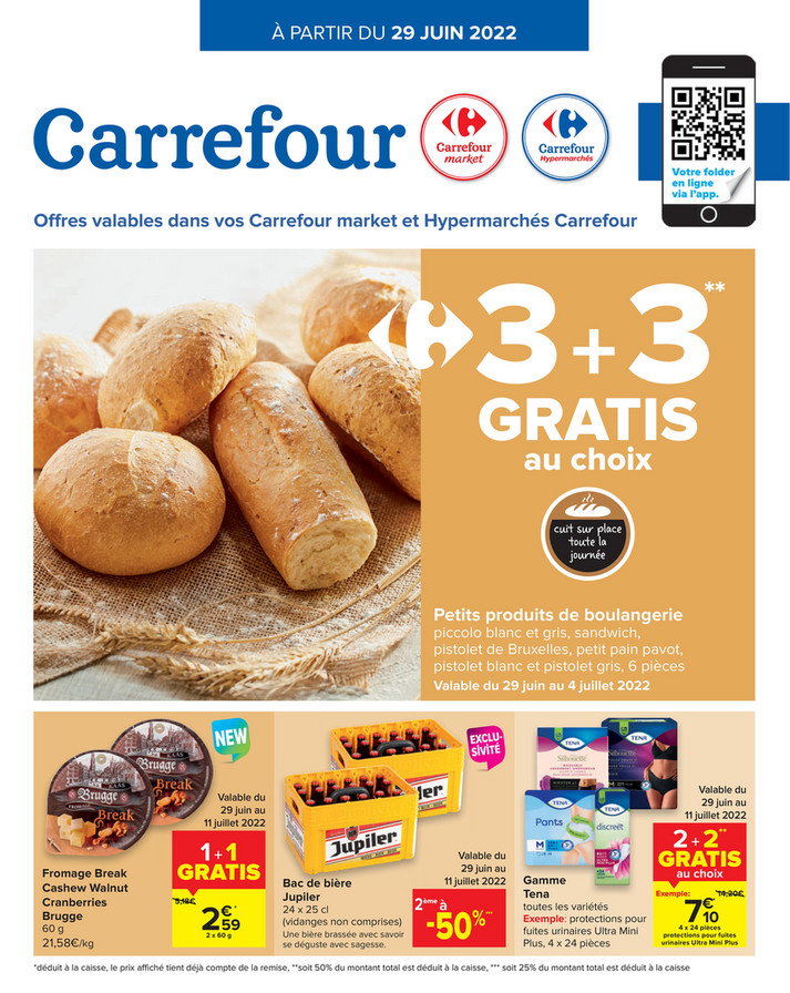 Folder Carrefour du 29/06/2022 au 11/07/2022 - Promotions de la semaine 26