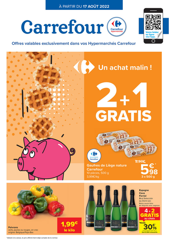 Folder Carrefour du 17/08/2022 au 29/08/2022 - Promotions de la semaine 33