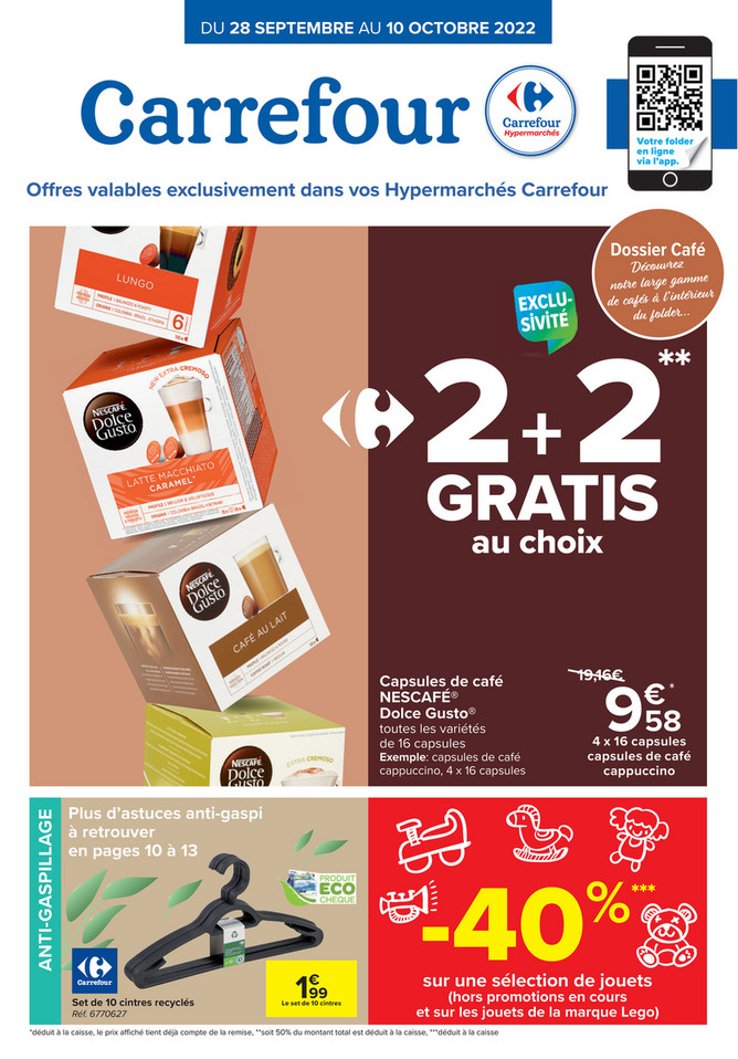 Folder Carrefour du 28/09/2022 au 03/10/2022 - Promotions de la semaine 39