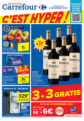 Folder Carrefour du 08/11/2023 au 20/11/2023 - Promotion de la semaine 45