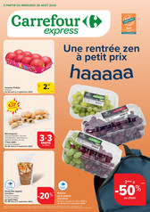 Folder Carrefour du 02/09/2024 au 09/09/2024 - Promotion de la semaine 35 carrefour express