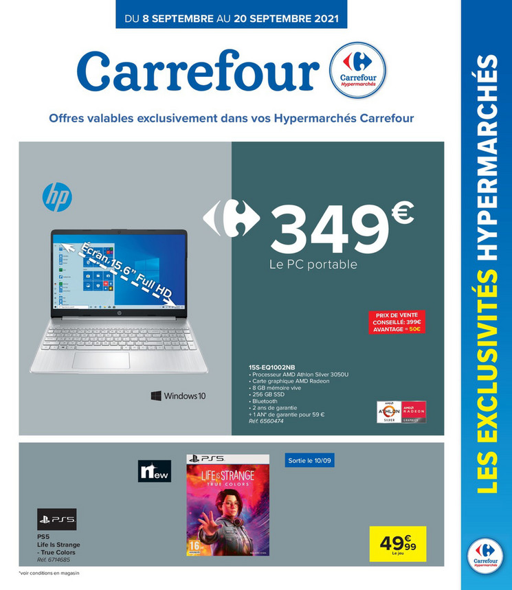 Folder Carrefour du 10/09/2021 au 20/09/2021 - Promotions de la semaine 36 2