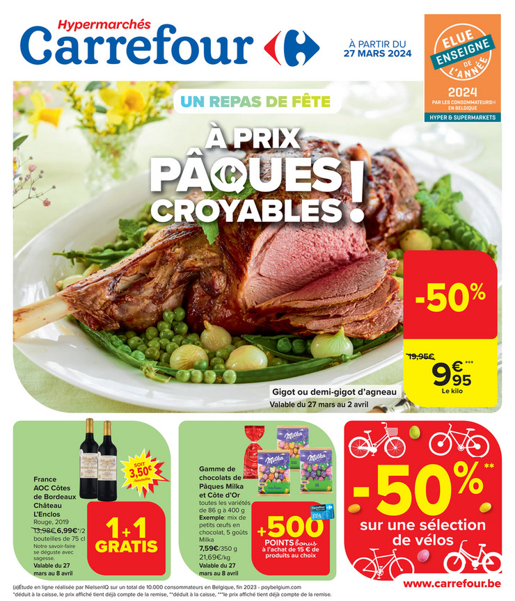 Folder Carrefour du 27/03/2024 au 08/04/2024 - Promotion de la semaine 13