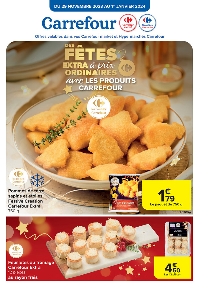 Folder Carrefour du 29/11/2023 au 01/12/2023 - Promotion de la semaine 47 ter