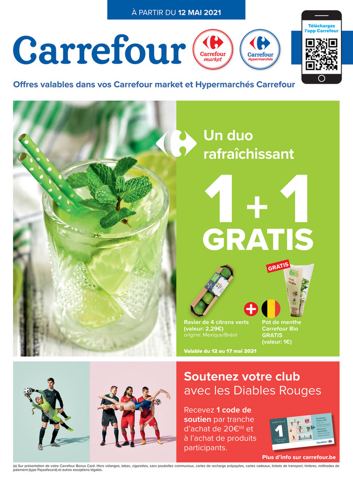 Folder Carrefour Market  du 12/05/2021 au 17/05/2021 - Promotions de la semaine 19
