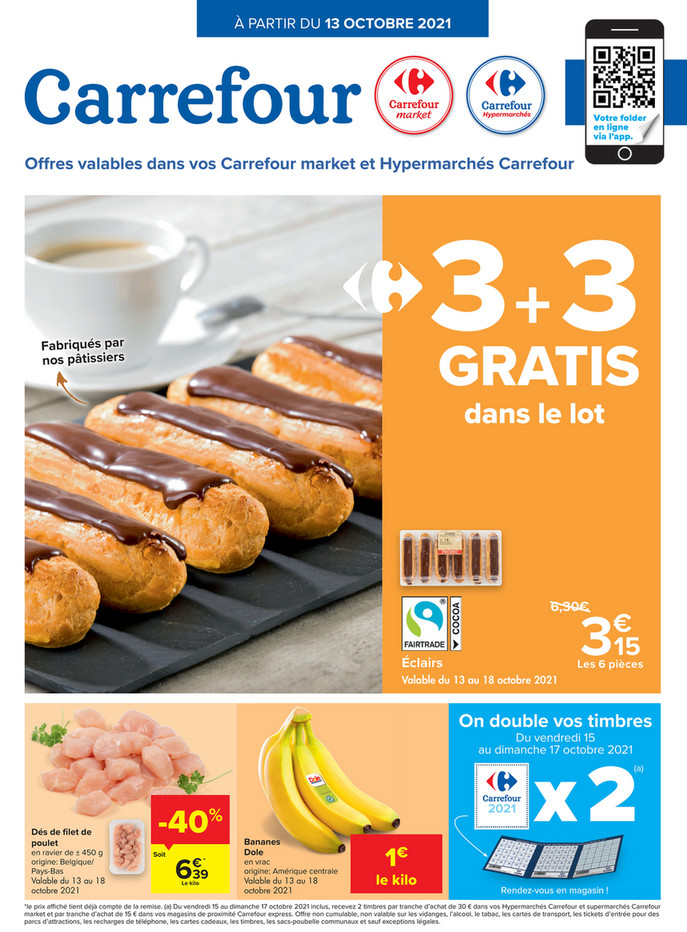 Folder Carrefour Market  du 13/10/2021 au 18/10/2021 - Promotions de la semaine 41