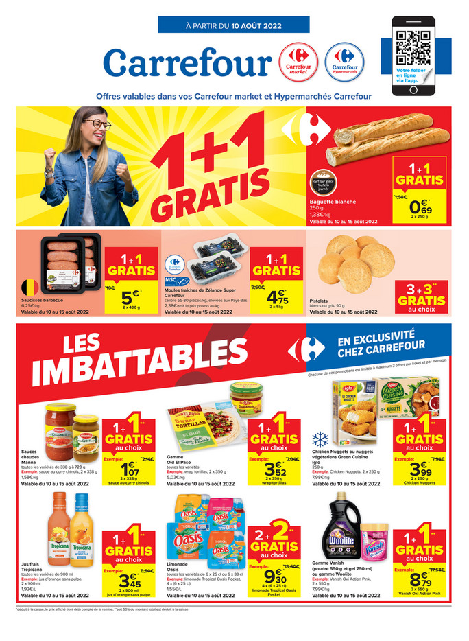 Folder Carrefour Market  du 10/08/2022 au 16/08/2022 - Promotions de la semaine 32