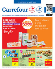 Folder Carrefour Market  du 24/08/2022 au 05/09/2022 - Promotions de la semaine 34