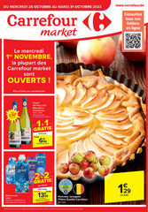 Folder Carrefour Market  du 25/10/2023 au 31/10/2023 - Promotion de la semaine 43